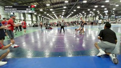 132 lbs Rr Rnd 2 - Liam Soe, The Mailmen - HSB vs Nikolas Mzyk, MICHIGAN MAFIA WC - HSB