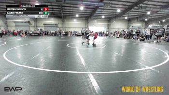 89 lbs Round Of 32 - Maverik Wilson, Young Guns vs Caleb Frease, Wildcat Wrestling Club