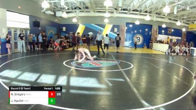 138 lbs Round 5 (8 Team) - James Aguilar, Eagles WC vs Noah Gregory, Braves WC