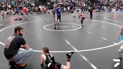 57-62 lbs Quarterfinal - Hudsyn Hagan, FoxFit Wrestling vs Kevin Rodriguez, Sutherland Youth Wrestling