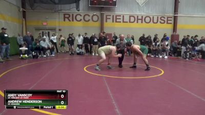 285 lbs Cons. Round 3 - Andy Vanscoy, St. Vincent-St Mary vs Andrew Henderson, St. Edward