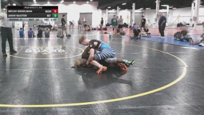 155 lbs Rr Rnd 5 - Micah Engelman, Mat Assassins Platinum - BHSE vs Jakhi Baxter, Mat Warriors Fire - BHSE