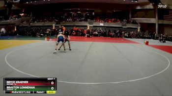 84 lbs Semis & 1st Wrestleback (8 Team) - Bryce Kraemer, Rocori vs Braxton Lonneman, Adrian