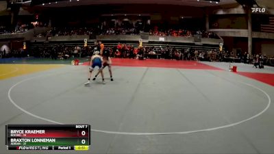 84 lbs Semis & 1st Wrestleback (8 Team) - Bryce Kraemer, Rocori vs Braxton Lonneman, Adrian