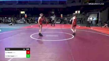 123 lbs Final - Shelby Moore, Takedown Express vs Ariah Barragan, Imperial WC