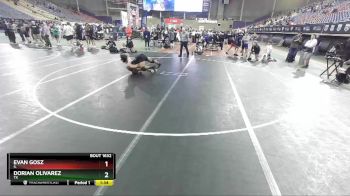 138 lbs Semifinal - Dorian Olivarez, TX vs Evan Gosz, IL