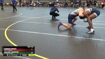 190 lbs Semifinal - Gerard Johnson, St. Mary`s Ryken vs Carson Mingo, Gilman School