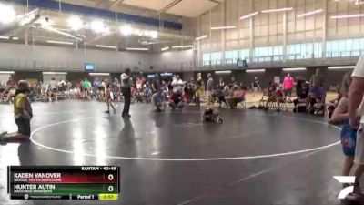 40+45 Cons. Round 3 - Kaden Vanover, Dexter Youth Wrestling vs Hunter Autin, Backyard Brawlers