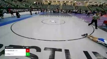 145 lbs Semifinal - Gavin Sandoval, COWA vs Ryan Rios, Genesis