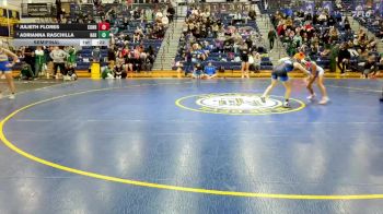 100 lbs Semifinal - Adrianna Raschilla, Nazareth Area Hs vs Julieth Flores, Connellsville