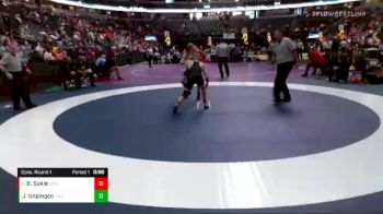 152 lbs Cons. Round 1 - Bodie Sukle, Discovery Canyon vs Julian Unpingco, Canon City