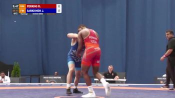 77 kg Repechage - Ravaughn Perkins, USA vs Jonna Sarkkinen, FIN