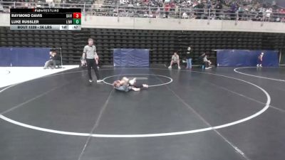 56 lbs Quarterfinal - Raymond Davis, Davidsonville vs Luke Russler, Lewistown
