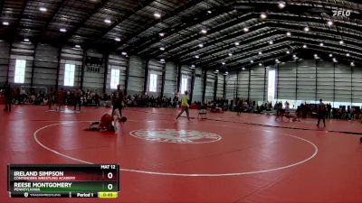 119 lbs Cons. Round 2 - Ireland Simpson, Contenders Wrestling Academy vs Reese Montgomery, Pennsylvania