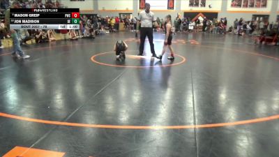 78 lbs Cons. Round 2 - Mason Greif, Panther Wrestling Club vs Jon Madison, DC Elite