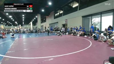144 lbs Quarters & 3rd Wb (32 Team) - George Dennis, Team Shutt RJ vs Alex Lopez, Team GATA