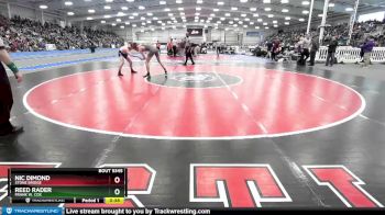 132 lbs Cons. Semi - Reed Rader, Frank W. Cox vs Nic Dimond, Stone Bridge