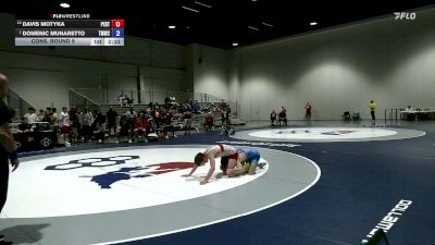 57 lbs Cons. Round 9 - Davis Motyka, Pennsylvania RTC vs Domenic Munaretto, Titan Mercury Wrestling Club (TMWC)