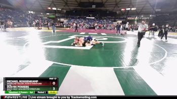 74 lbs 2nd Place Match - Michael Roggenkamp, Enumclaw Yellow Jackets Wrestling Club vs Dustin Powers, South West Washington Wrestling Club