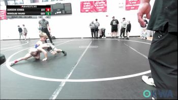 52 lbs Quarterfinal - Janson Jones, Standfast vs Wriglee Ward, Grover Rains Wrestling Club