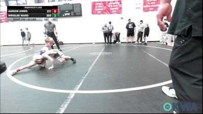 52 lbs Quarterfinal - Janson Jones, Standfast vs Wriglee Ward, Grover Rains Wrestling Club