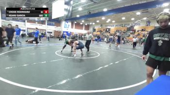 165 lbs Quarterfinal - Cross Rodriguez, Calvary Chapel (Santa Ana) vs Keanu Garcia, Garces