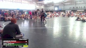 145 lbs Round 1 (16 Team) - Jamarcus Thomas, BRAWL Black vs Mikey Mancuso, Well Trained