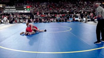 4A 126 lbs Semifinal - Porter Swan, Homedale vs Kole Younger, Marsh Valley