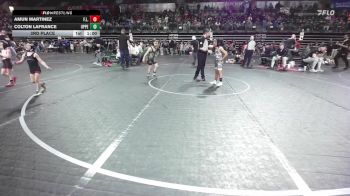 80 lbs 3rd Place - Amun Martinez, F.l.o.w. vs Colton Lafrance, Upper Township