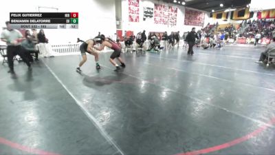 165 lbs Cons. Round 3 - Benjamin DeLaTorre, South Hills vs Felix Gutierrez, Heritage