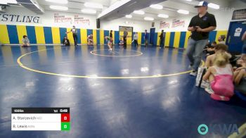 100 lbs Rr Rnd 1 - Addison Starcevich, Norman Grappling Club vs Braxton Lewis, Noble Takedown Club