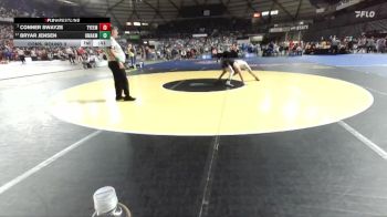 Boys 1A 132 lbs Cons. Round 3 - Bryar Jensen, Omak vs Conner Swayze, Tyee