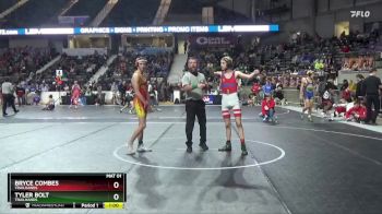 120 lbs Cons. Round 2 - Bryce Combes, Trailhands vs Tyler Bolt, Trailhands