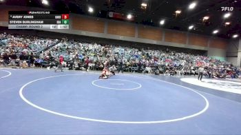 144 lbs Champ. Round 2 - Steven Burlingham, Debbie Smith vs Avery Jones, Oakdale