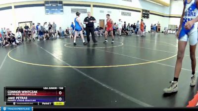 138 lbs Quarterfinal - Connor Wintczak, One On One Wrestling Club vs Jake Petras, Midwest Xtreme Wrestling