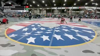 160 lbs 5th Place Match - Aj Olivier, Sully Buttes vs Edward Stover, Tatanka Tuff