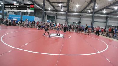 82 lbs Quarterfinal - Dozier Young IV, Pittsburgh vs Wesley Parks, Carlisle