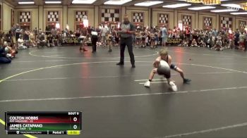 60 lbs Semis & 1st Wrestleback (8 Team) - Colton Hobbs, Mat Assassins vs James Catapano, Revival Gray