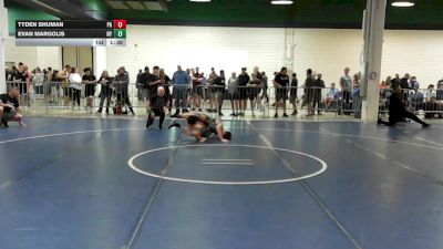 120 lbs Round Of 128 - Tyden Shuman, PA vs Evan Margolis, NY