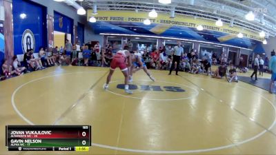 165 lbs Round 1 (8 Team) - Gavin Nelson, Alpha WC vs Jovan Vukajlovic, Altamonte WC