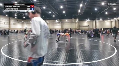 113 lbs Consi Of 8 #1 - James Jr. Sanders, Garage Boyz vs Logan Montero, Southwest Eagles