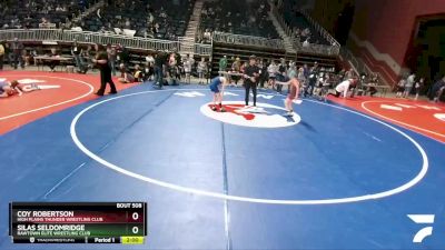 67 lbs Champ. Round 1 - Coy Robertson, High Plains Thunder Wrestling Club vs Silas Seldomridge, RawTown Elite Wrestling Club