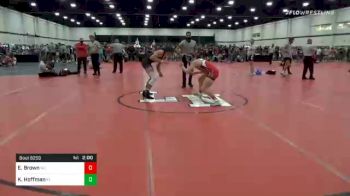 152 lbs Consolation - Elijah Brown, NC vs Koen Hoffman, FL
