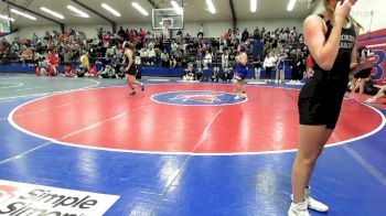 145-155 lbs Rr Rnd 3 - Abigail Jones, Bixby JH Girls vs Kynzie Kelly, Broken Arrow Girls