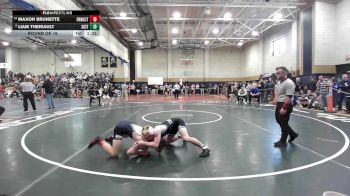 126 lbs Round Of 16 - Maxon Brunette, Franklin County vs Liam Theriault, Scituate