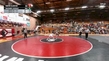 141 lbs 1st Place Match - Dmitri Alarcon, Western Wyoming College vs Zachary Covolo, Northwest College