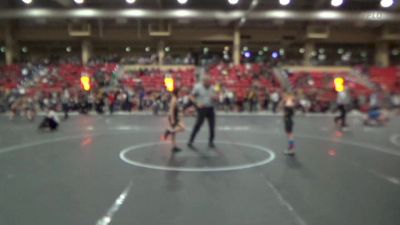 61 lbs Quarterfinal - Charles Mehojah, Ponca City Wildcat Wrestling C vs Samson Beyer, The Best Wrestler