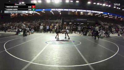 106 3A 1st Place Match - Lazaro Soto, Southwest Miami vs Tristan Horn, Harmony