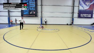 75 lbs Rr Rnd 1 - Maddon Gonzalez, Indiana Outlaws Silver vs Chase Reynolds, CTWHALE
