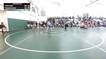 132 lbs Round Of 16 - Matt Bray, Brookfield/Shepaug vs Kainan Kalisz, Bristol Eastern
